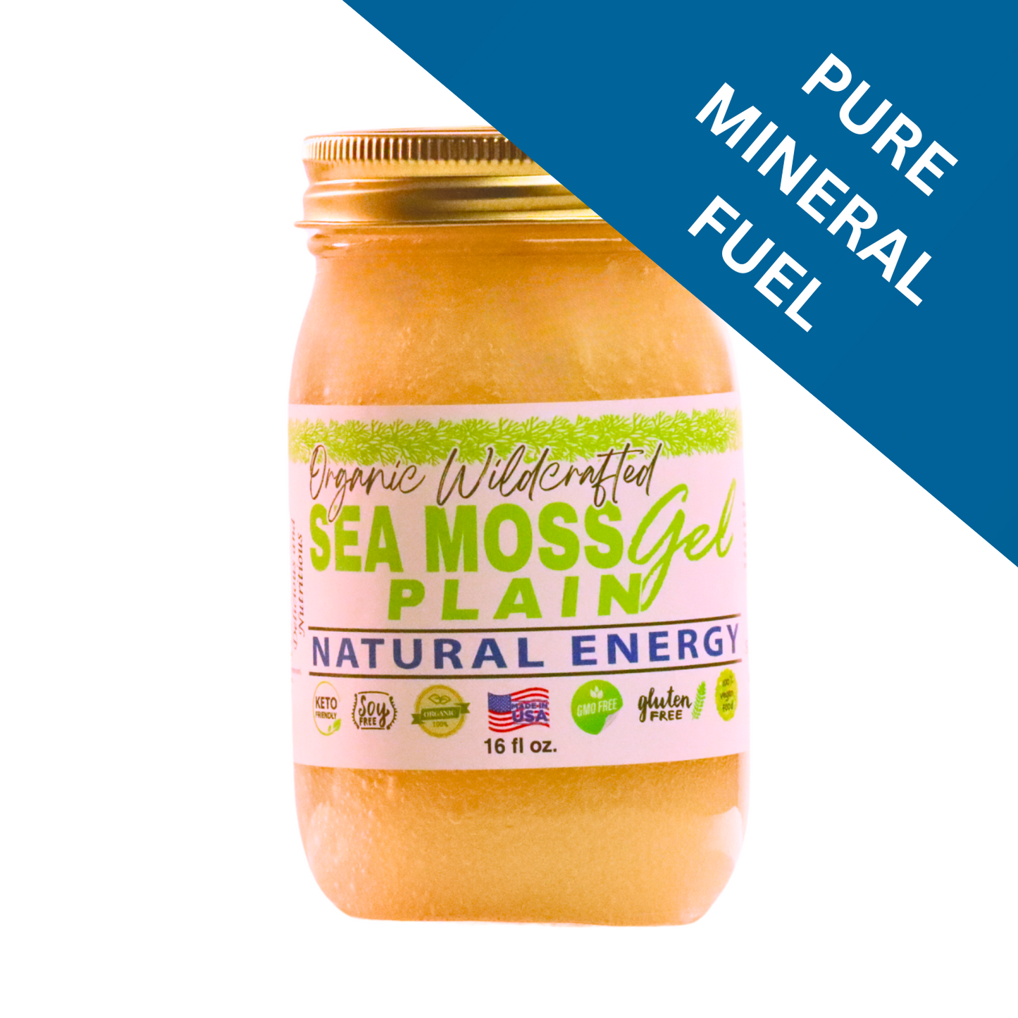 Plain Sea Moss Gel   16oz