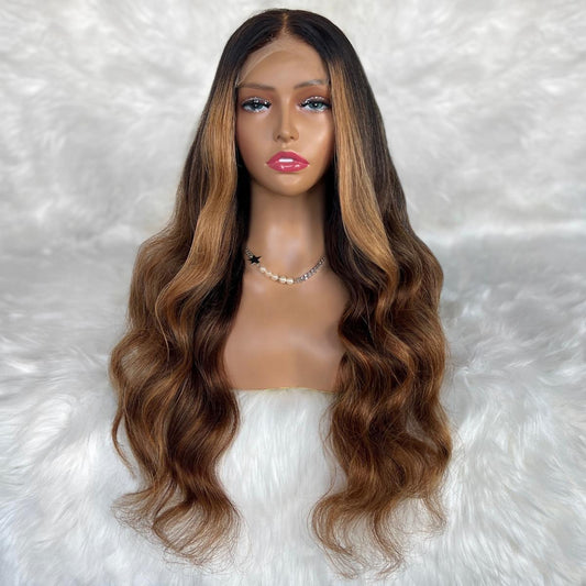 Mystique Glueless 5x5 HD Lace Professionally Colored 100% Human Hair Closure Wig
