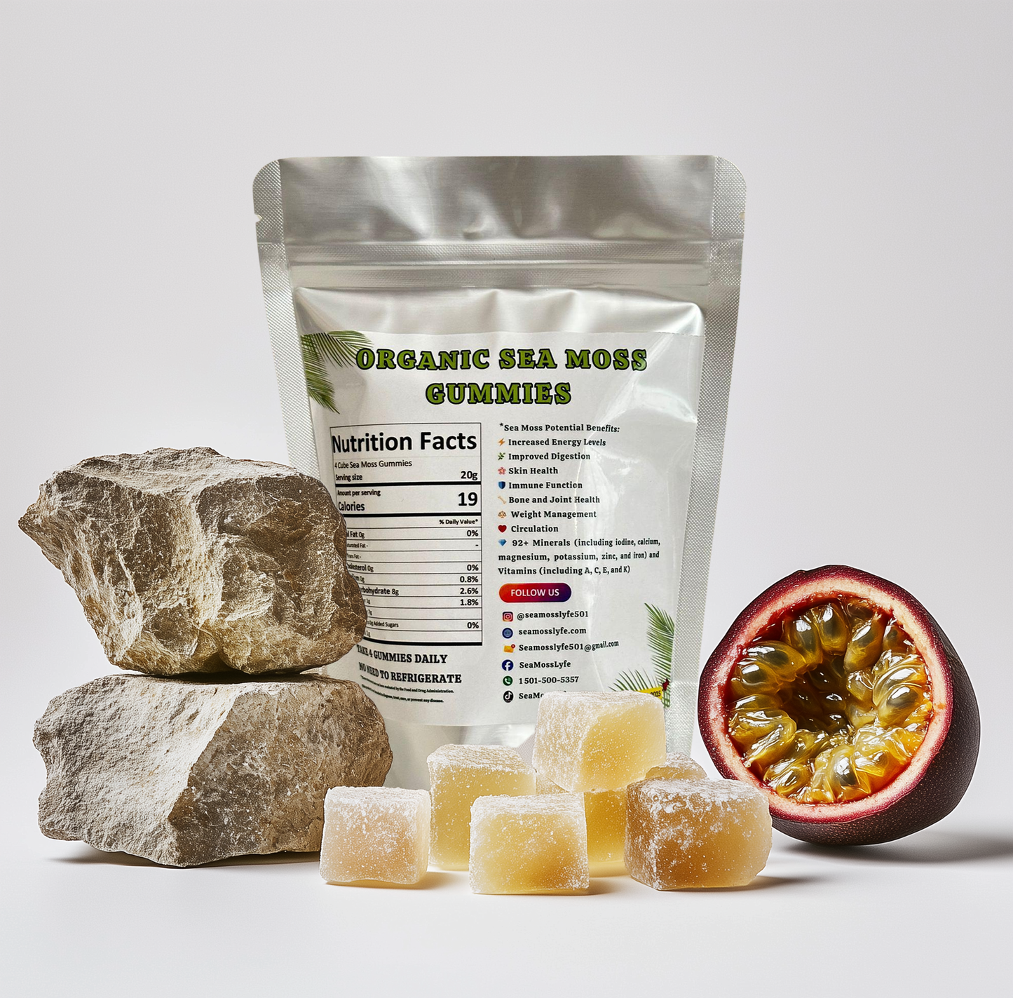 Tropical Tides Sea Moss Gummies 120 pack **30 Day Supply**