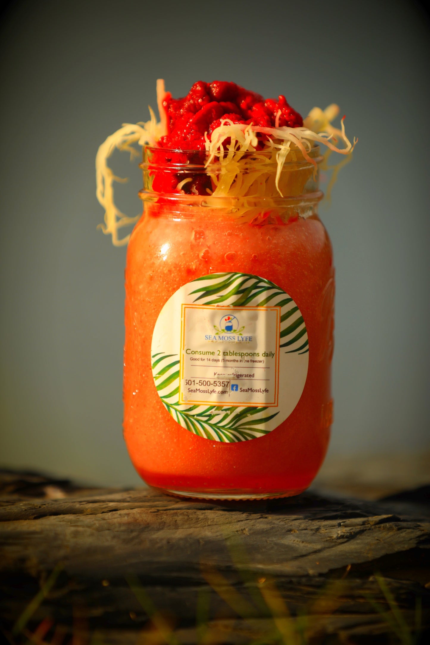 Raspberry Sea Moss Gel   16oz