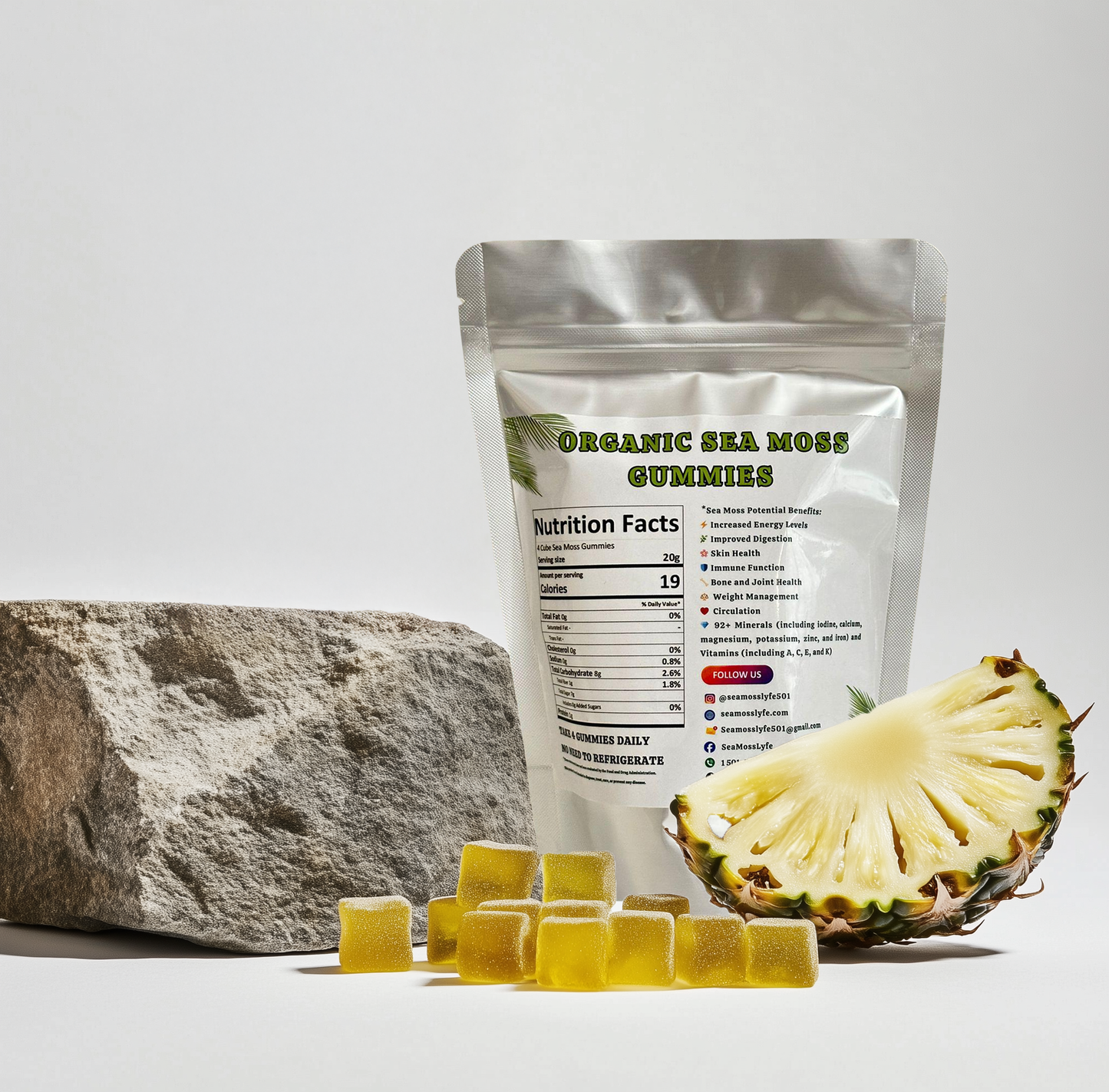 Tropical Tides Sea Moss Gummies 120 pack **30 Day Supply**